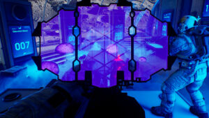 Screenshot fra Together: Moon Escape, viser scanneren i det sidste puzzle, hvor slimes skal fjernes.