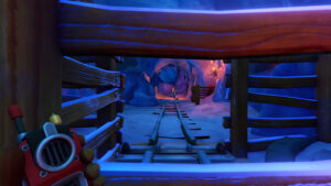 Screenshot fra We Were Here Together, viser en co-op gåde hvor spillere skal kommunikere for at løse opgaver.